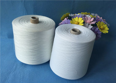 Dyeable Z Twisted Polyester Staple Raw White Yarn Industrial Sewing Thread